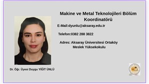 Bölüm Koordinatörlerimiz