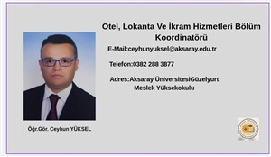 Bölüm Koordinatörlerimiz