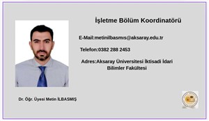 Bölüm Koordinatörlerimiz